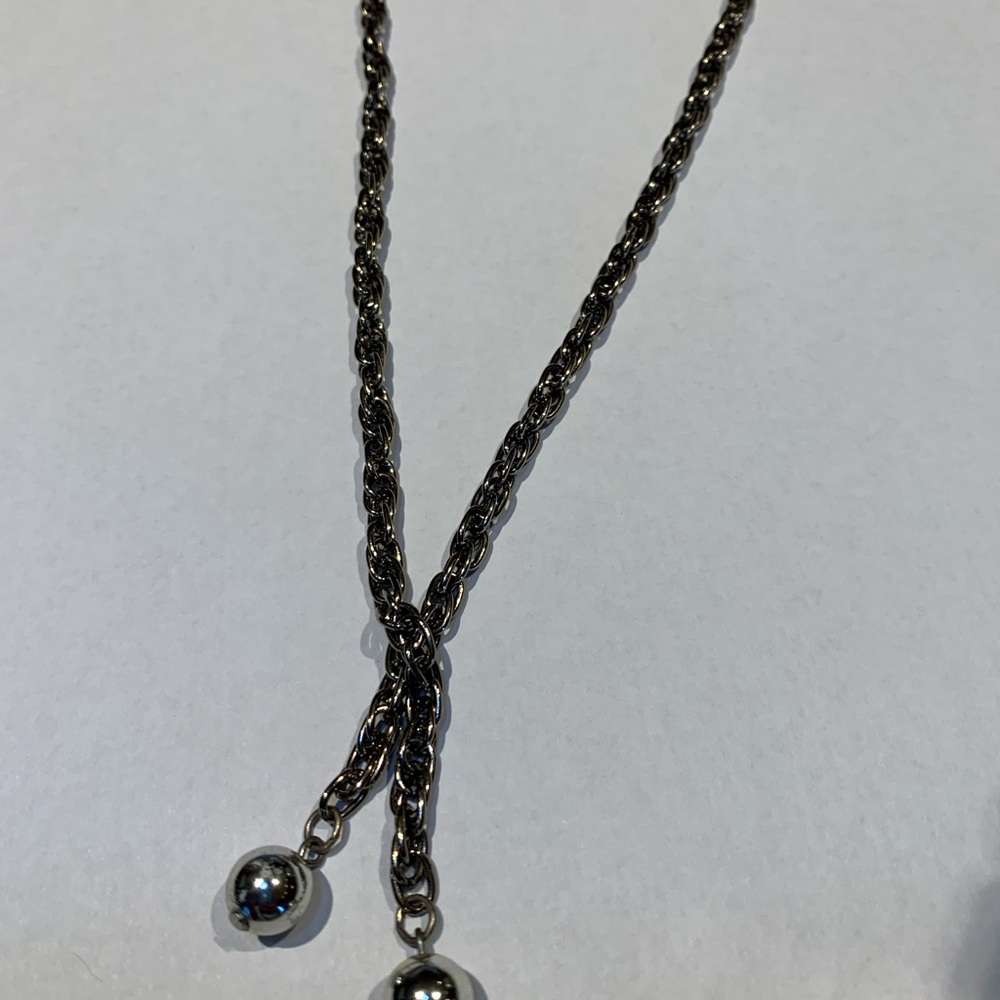 Chic Twisted Silver Necklace